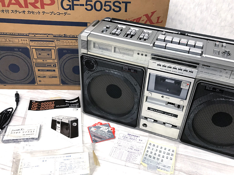 □未使用□SHARP THE SEARCHER-XL 505 GF-505ST ラジカセ ザ