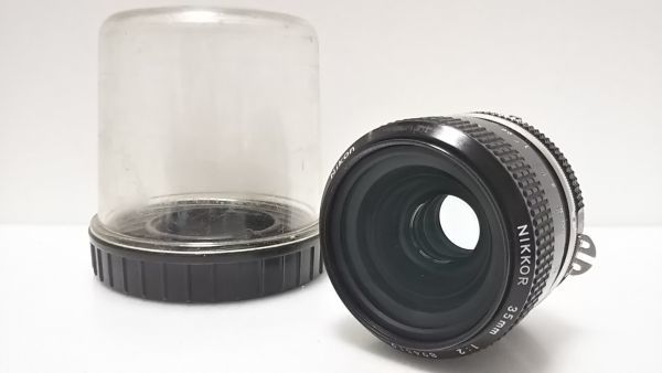 高品質，2025 実用 ニコン Nikon NIKKOR 35ｍｍ F2 Ai ケース付(ニコン)｜売買されたオークション情報、yahooの商品情報をアーカイブ公開 - オークファン ニコン