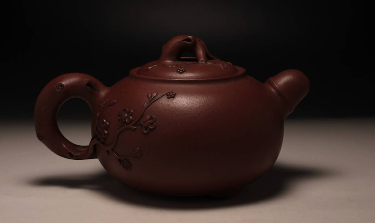 Tea 急須 ♯3 後手急須 梨皮藻掛け丸型茶銚 Sazen 日本