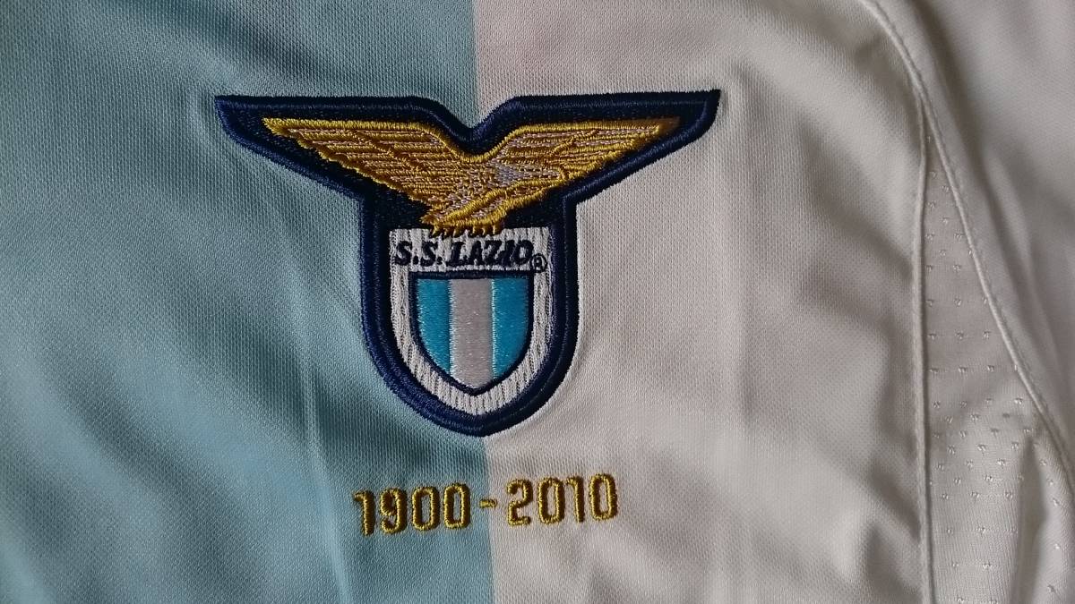 100%新品，新作登場 イタリア セリエA ラツィオ LAZIO 110周年 ユニフォーム(セリエA)｜売買されたオークション情報、yahooの商品情報をアーカイブ公開 - オークファン ユニフォーム
