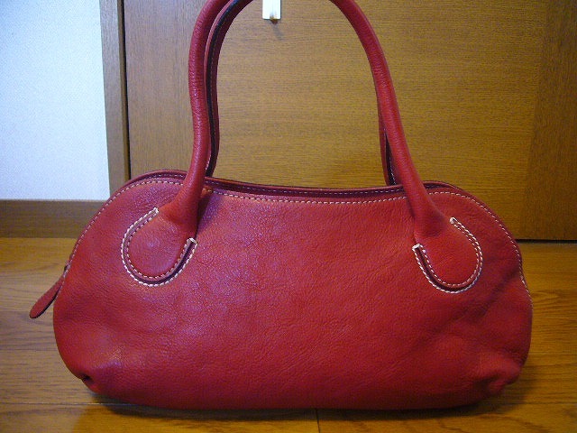 美品 ダコタ DAKOTA ハンドバッグ 本革レザー 赤 レッド Dakota 【公式 