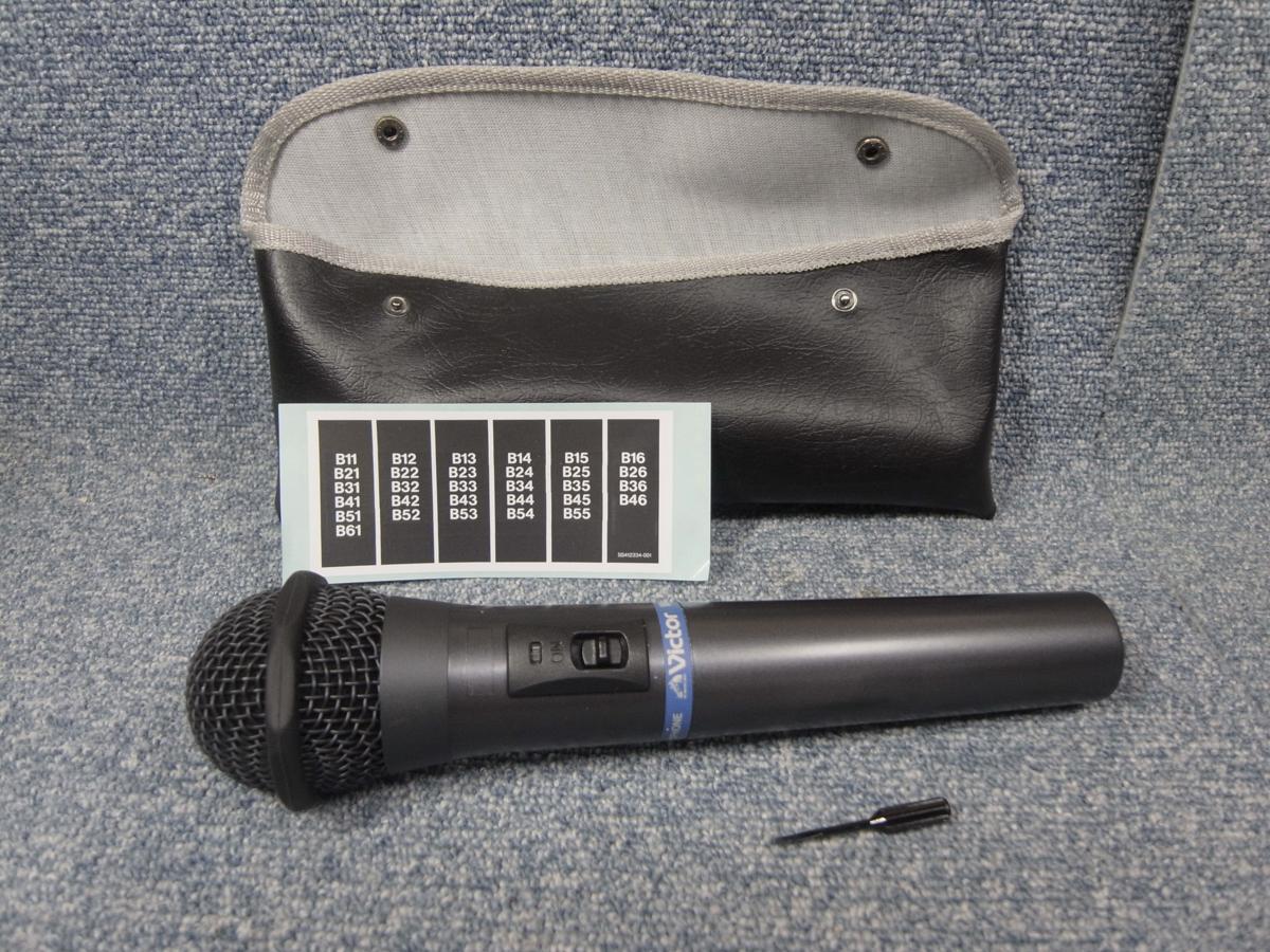 □Victor WM-P970 ビクター B帯ワイヤレスマイク！ 動作OK！中古 複数
