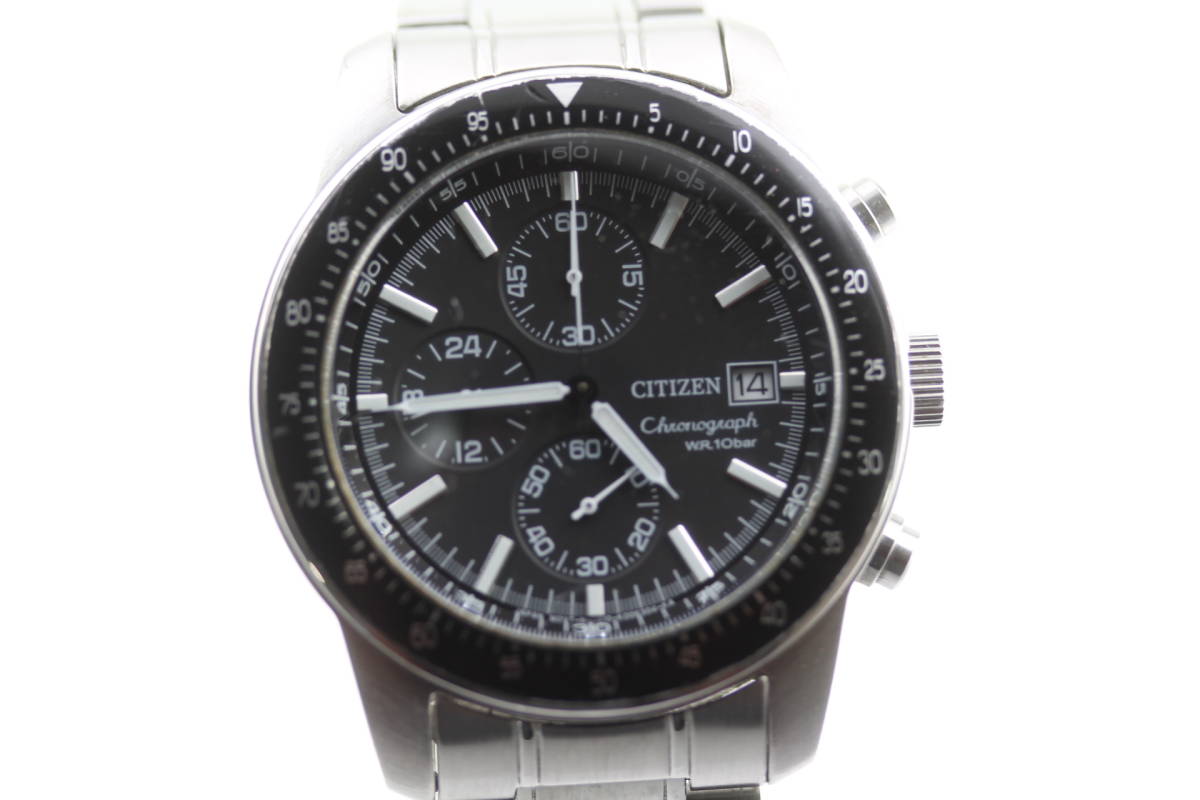 Citizen シチズン 0610-K005116 クロノグラフ 黒 Citizen シチズン