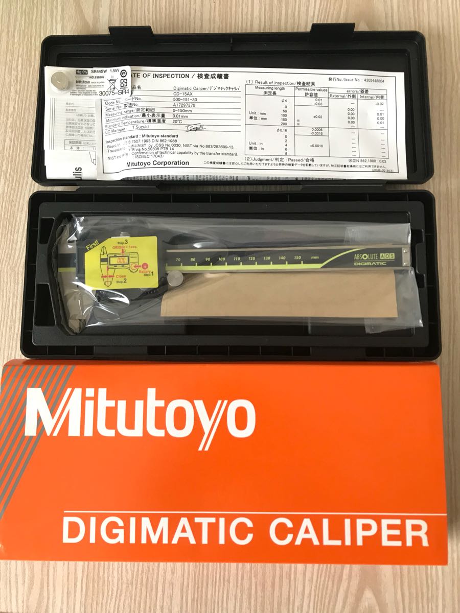 新品未使用 ミツトヨ mitutoyo デジタルノギス ABSデジマチックキャリパ CD-15AX 500-151-30