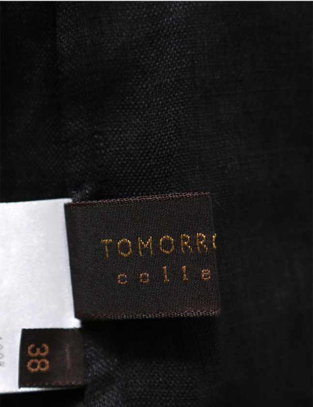 トゥモローランドコレクション TOMORROWLAND collection シャツ 黒 38 