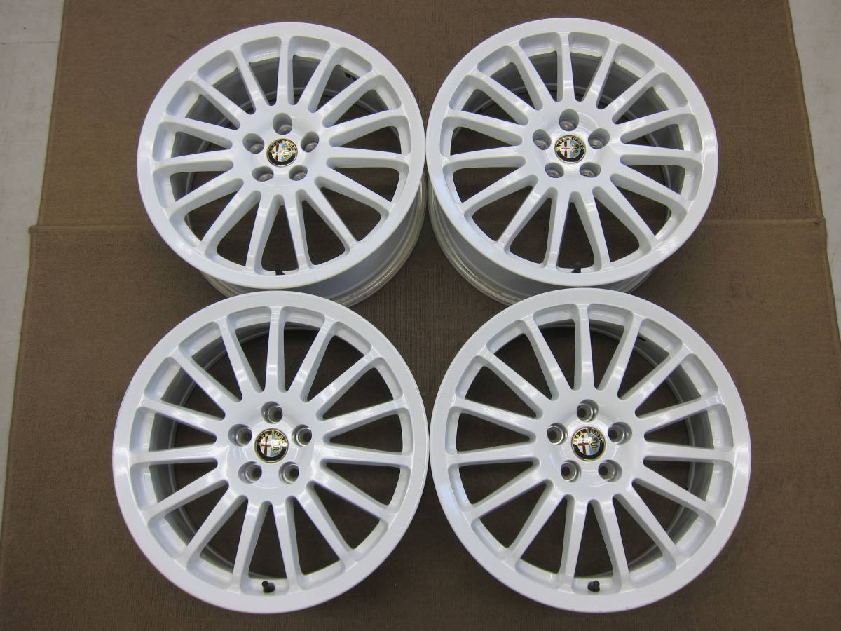 アルファロメオ純正　（白）　17×7J ET43.5 PCD98 5H 4本　スピードライン　人気商品　大特価　ALFAROMEOに是非！