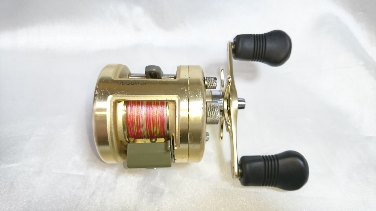 日本製】SHIMANO(シマノ)CALCUTTA(カルカッタ)400 小船 ダブルハンドル