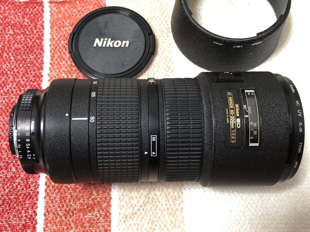 NIKON ニコン AF NIKKOR 80-200mm F2.8 D ED ジャンク カメラ、光学
