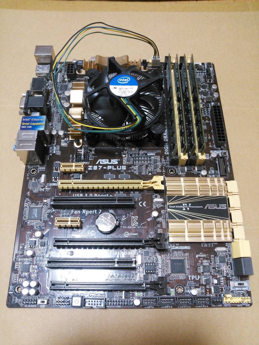 注意事項あり Z87 Plus Lga1150 G3258 メモリ8g 2gx4 セット Asustek 売買されたオークション情報 Yahooの商品情報をアーカイブ公開 オークファン Aucfan Com
