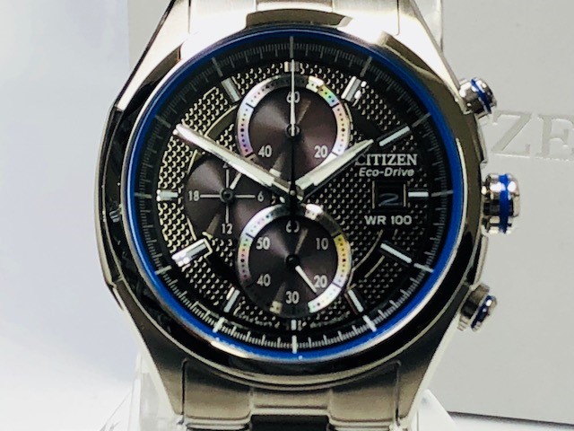 1円】新作!新品正規品[シチズン]CITIZENエコドライブクロノグラフ10