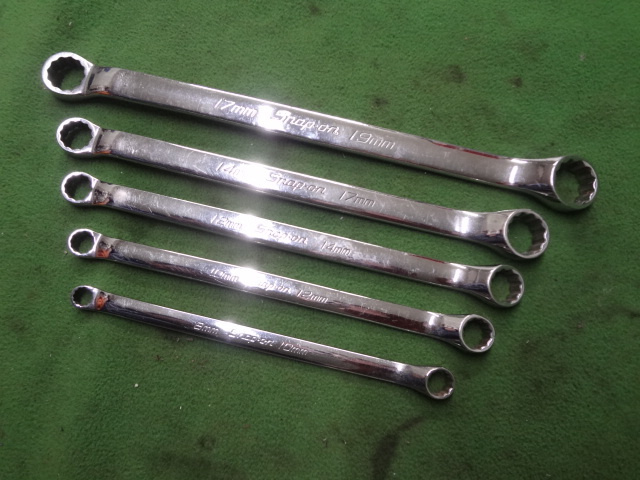 SNAP-ON 8×10mm スナップオン(SNAP-ON)|メガネレンチ4本セット|ハード 