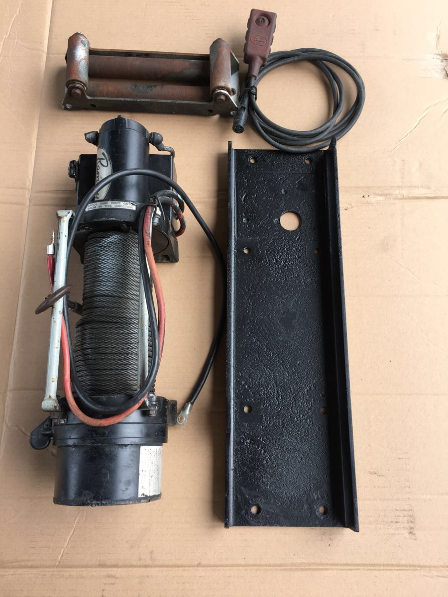 Ramsey ラムゼ ウインチ 12V REP6000中古品 ラムゼイ RAMSEY REP6000 