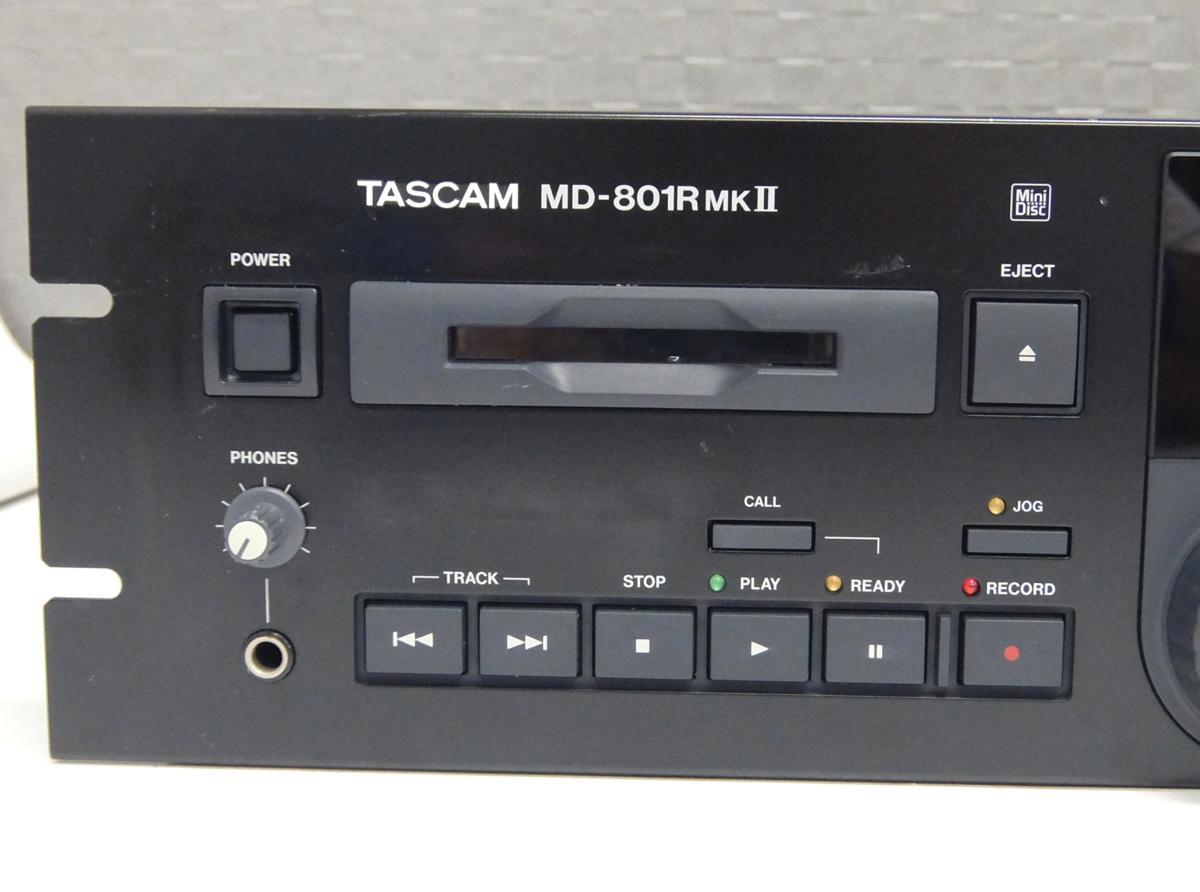 TASCAM MD-801R 中古・動作品 MD-801R TASCAM MDデッキ 中古・動作品