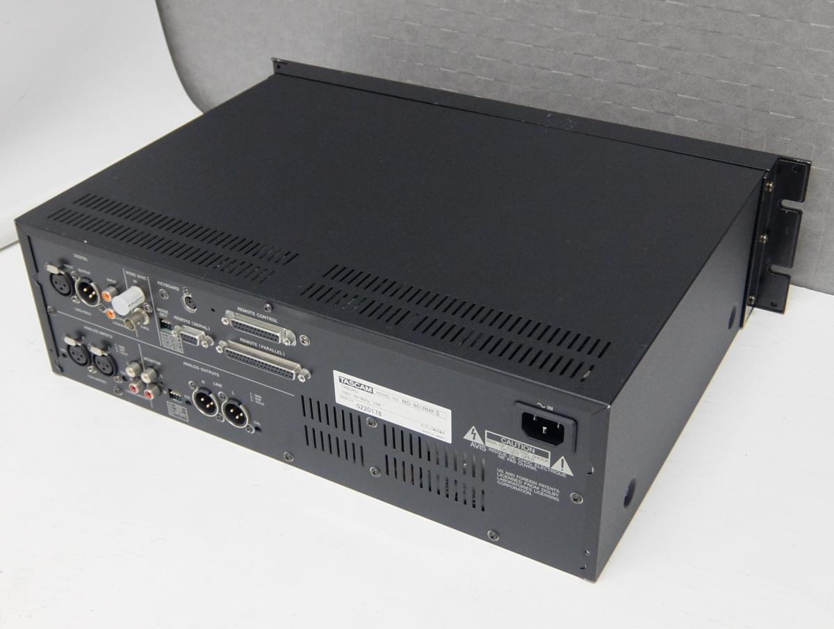 TASCAM MD-801R 中古・動作品 MD-801R TASCAM MDデッキ 中古・動作品