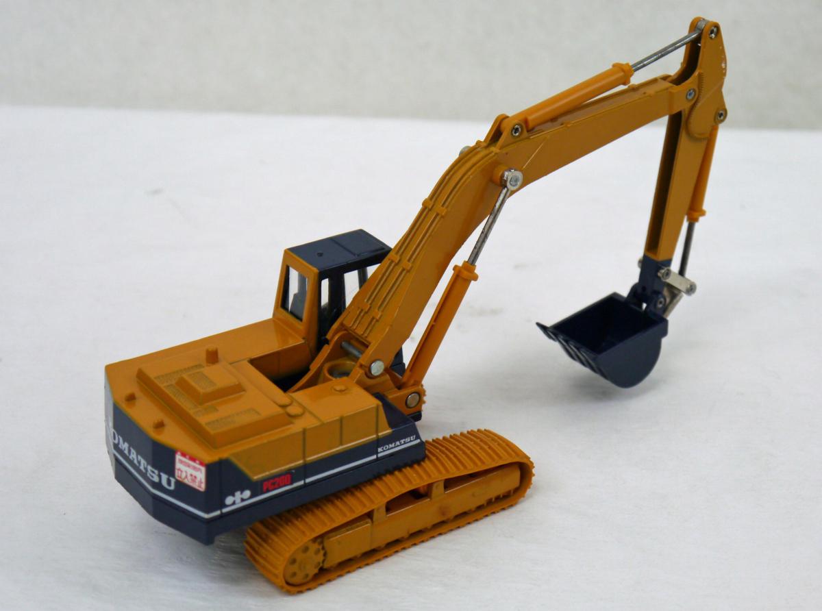☆中古品☆トミカダンディ DK-001 コマツパワーショベル PC200 国産車 