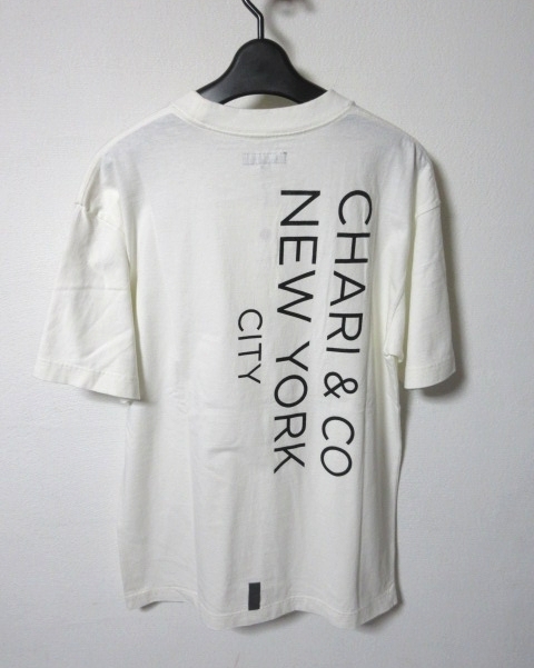 定番，格安 18SS CHARI&CO チャリアンドコー BIG GOTHAM LOGO TEE Tシャツ 白 M 日本製(文字、ロゴ)｜売買されたオークション情報、yahooの商品情報をアーカイブ公開 - オークファン Mサイズ