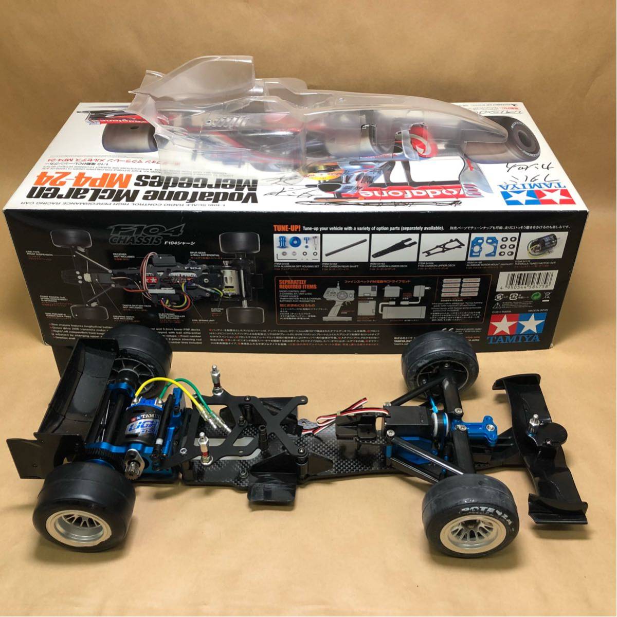 タミヤ f104ボディのみジャンク タミヤF104ジャンク 訳あり OPTION付