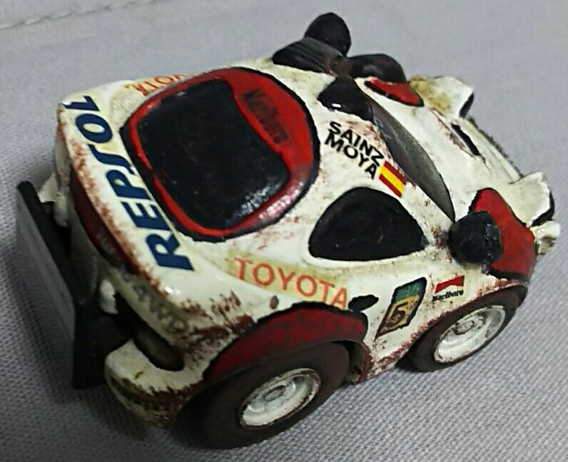 セリカ GT-FOUR RC チョロQ】TAKARA製☆WRC サファリ仕様☆改造中古品