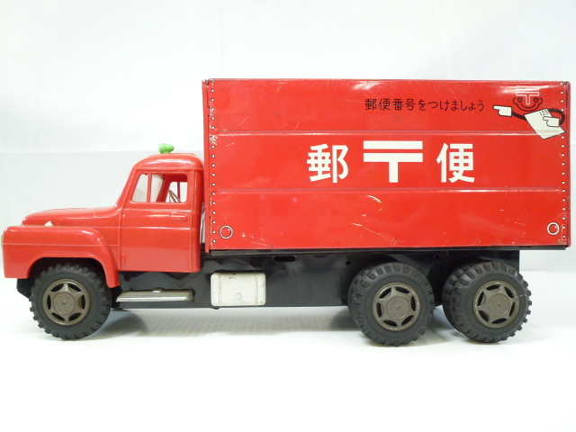 Yahoo!オークション レトロ ブリキ おもちゃ いすゞ 郵便 トラック