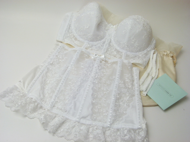 【最安値，送料無料】 35807044 セモア ブライダルインナー セット ブラジャーE80/ウエストニッパー76(ウエディング用インナーウエア)｜売買されたオークション情報、yahooの商品情報をアーカイブ公開 - オークファン ウエディング用インナーウエア