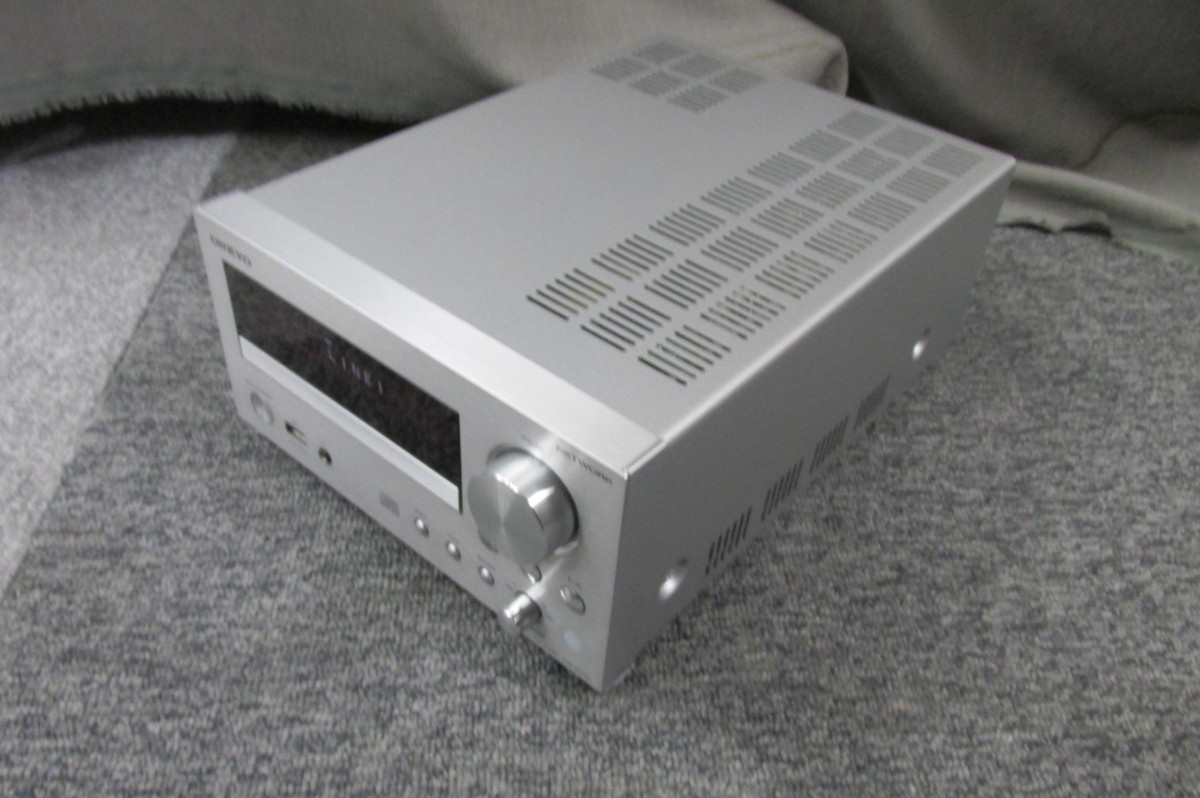 たーちゃん☆ertONKYOCR-N755ネットワークオーディオレシーバー □ONKYO ネットワークCDレシーバー CR-N755 シルバー ジャンク扱い