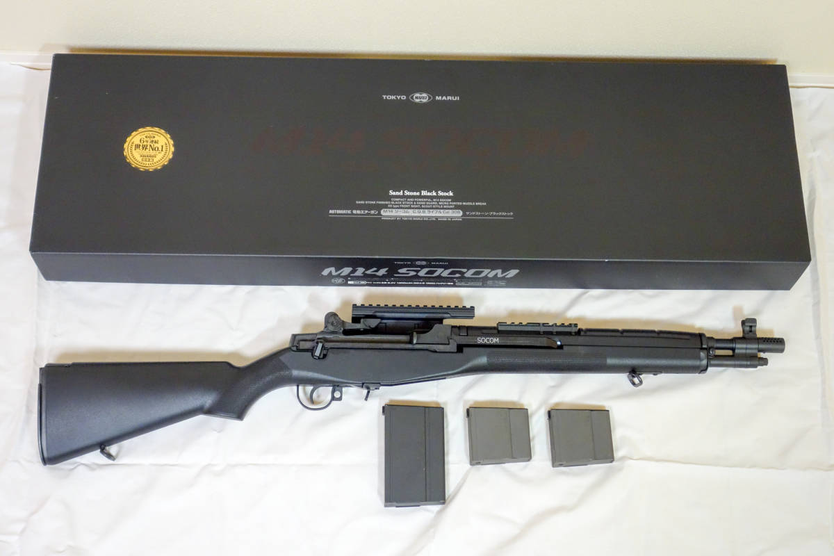 100%新品，2025 東京マルイ製 M14 SOCOM [カスタムパーツ付属]