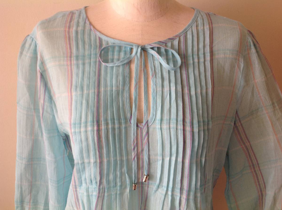 Tommy Hilfiger今季新品M♪BlueHawaiiCasualブラウス