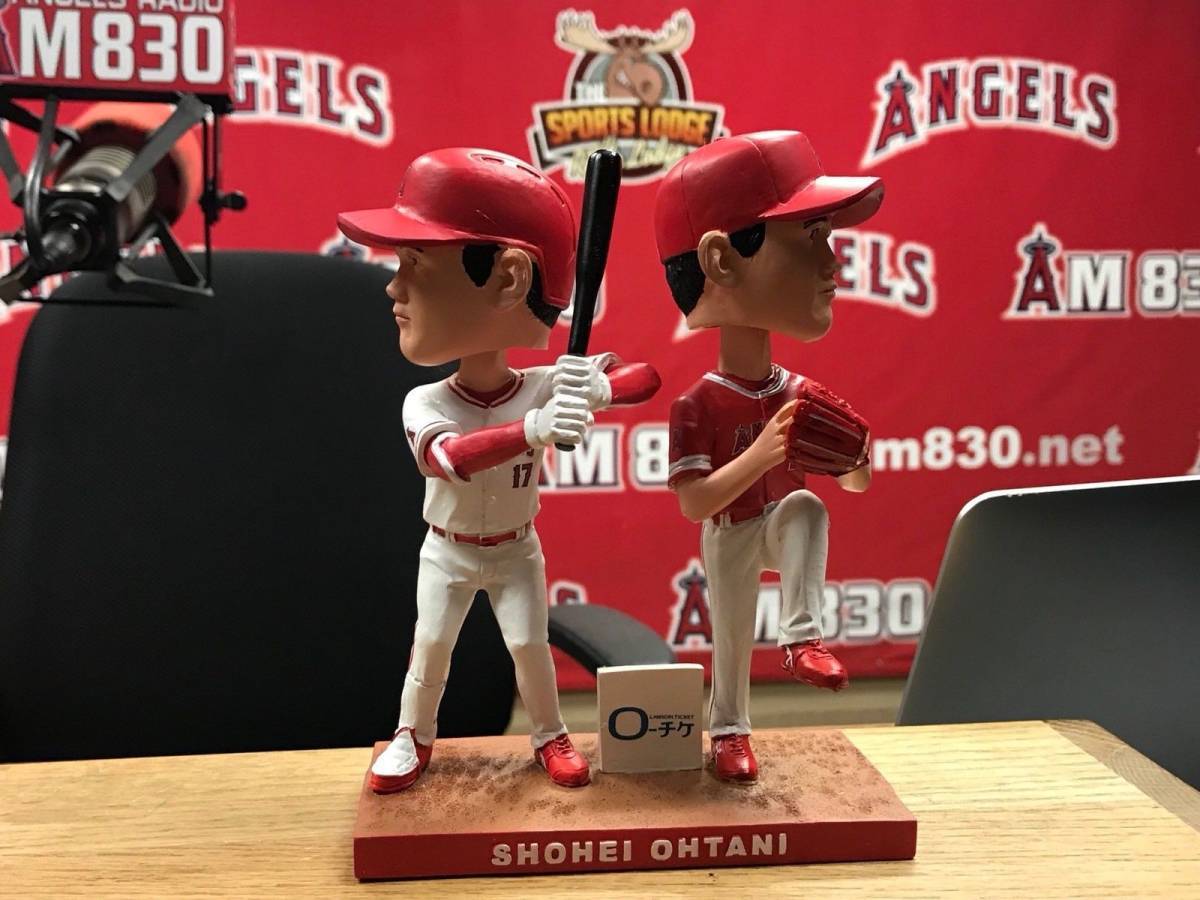 大谷翔平 MLB エンゼルス フィギュア 二刀流ボブルヘッド 2018年7月12