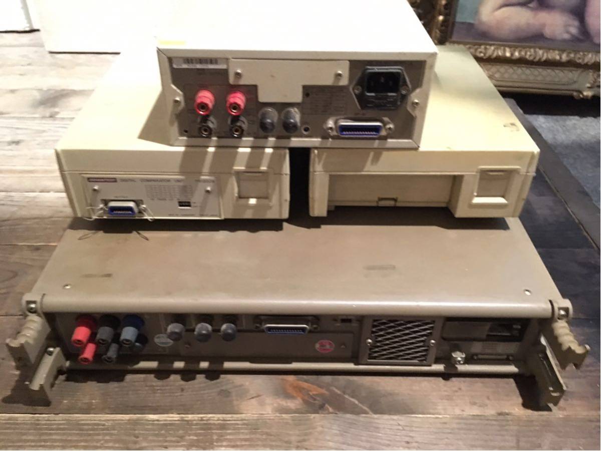 _ ADVANTEST アドバンテスト デジタルマルチメーター 4品 R6551 TR6846 TR6846 TR6878 ジャンク品