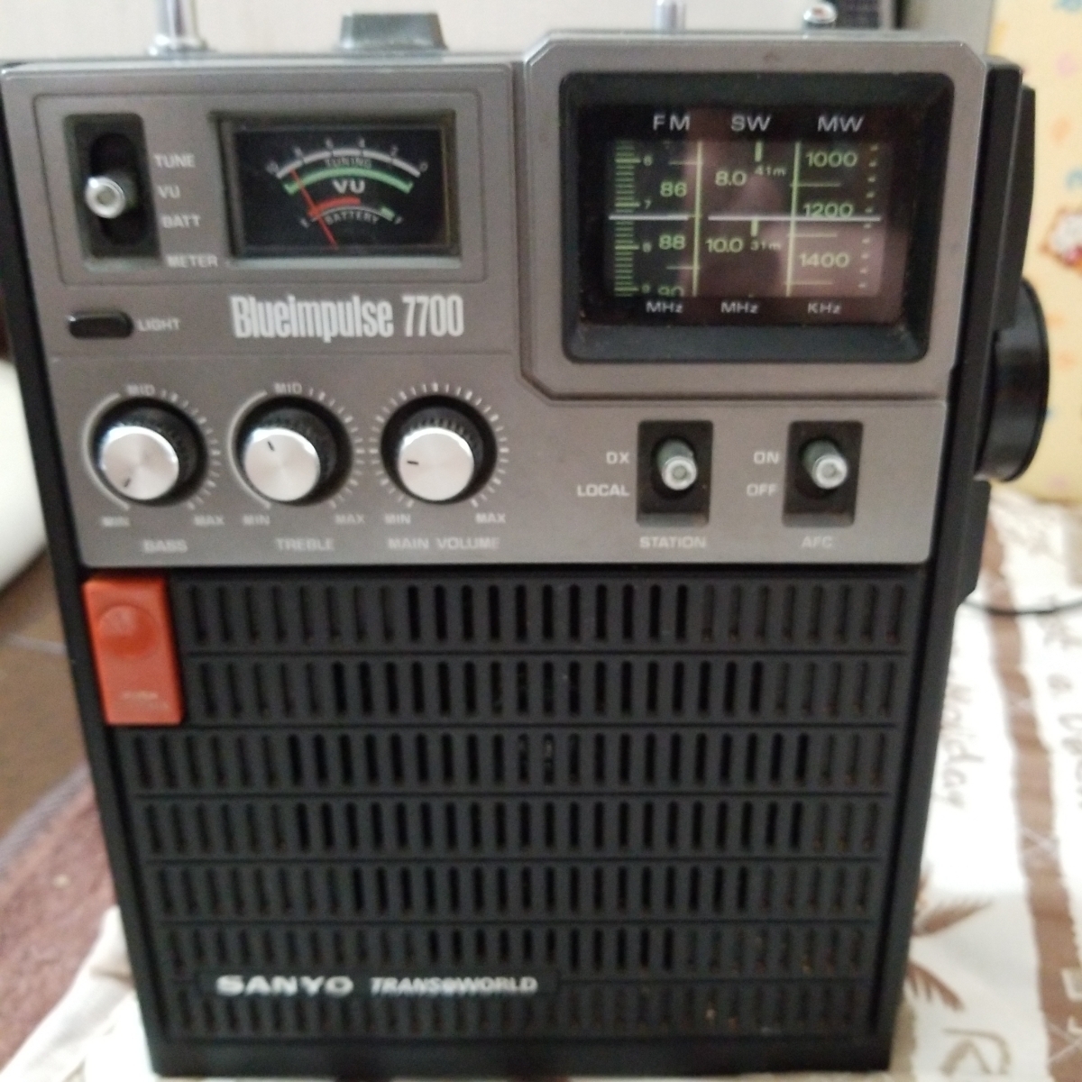 SANYO ブルーインパルス7700 Yahoo!オークション - 「7700」ラジオ