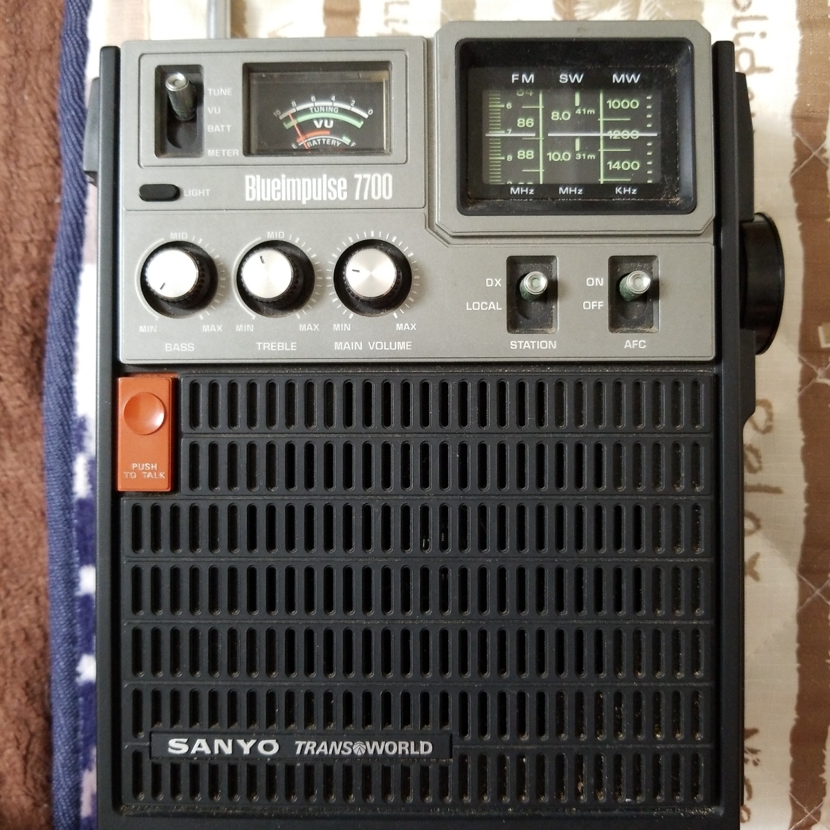 SANYO Blueimpulse 7700 ラジオ 本体 SANYO ブルーインパルス7700 Yahoo!オークション - 「7700」ラジオ