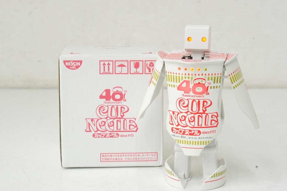 美品】 カップヌードル ロボ タイマー カップヌードル発売40周年記念