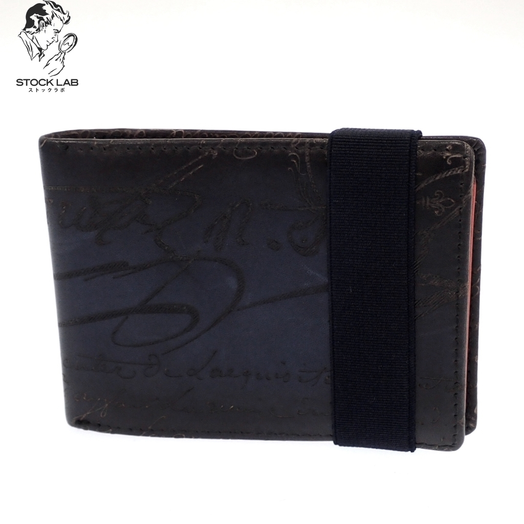 極美品◇Berluti ベルルッティ カリグラフィ レザーカードケース 名刺