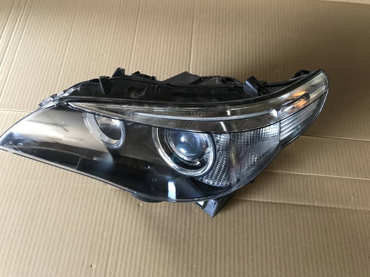  5シリーズ 後期HELLA製 HID バイキセノン 左 左側 ジャンク 5シリーズ F10/F11 純正 後期 左 ヘッドライト/ランプ キセノン HID