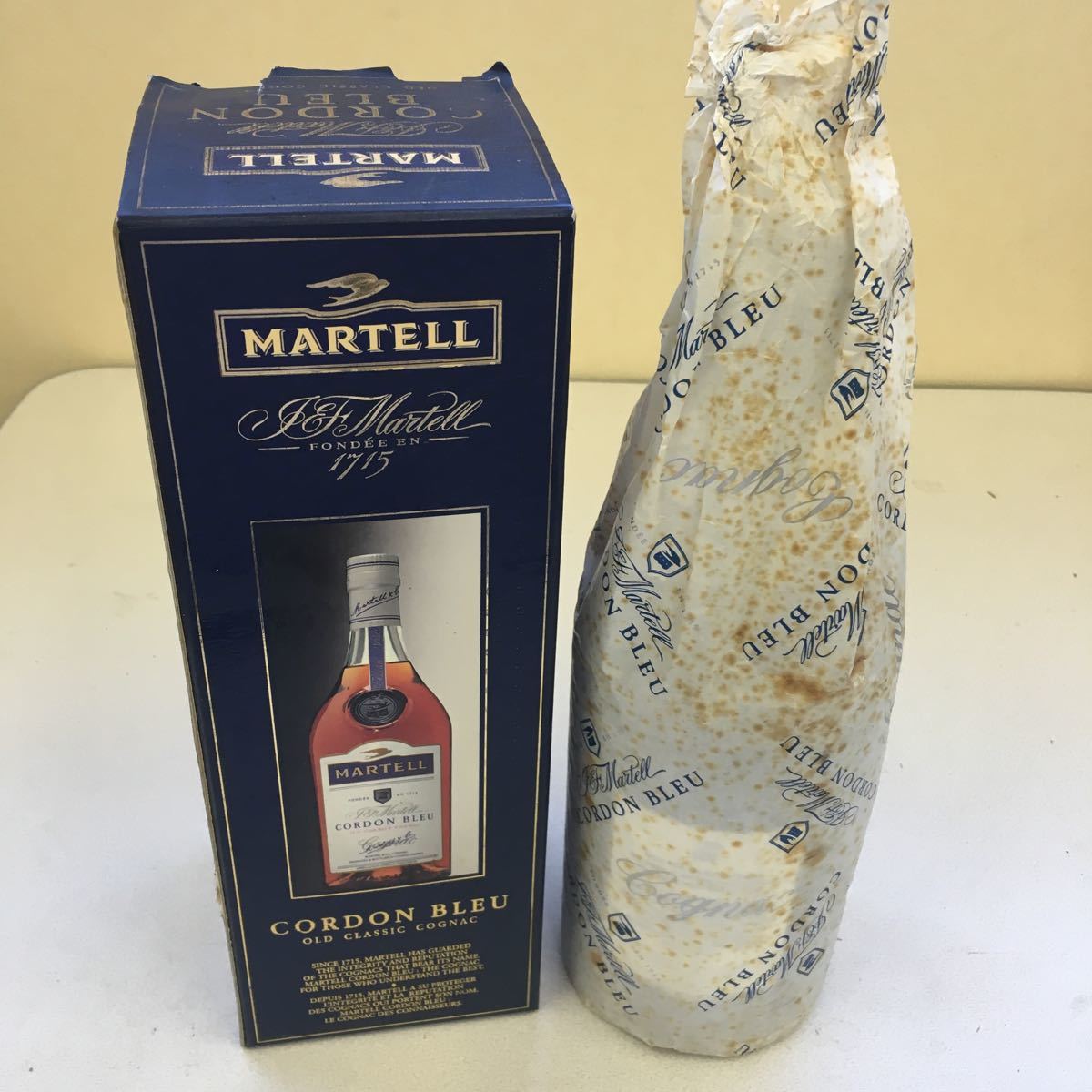 ☆古酒 MARTELL CORDON BLUE 1L 40% 未開封 マーテル コルドンブルー