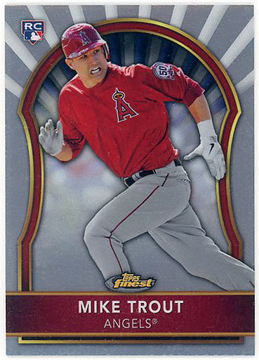 ANGELS外野▲MIKE TROUT/2011 FINEST RC 94!