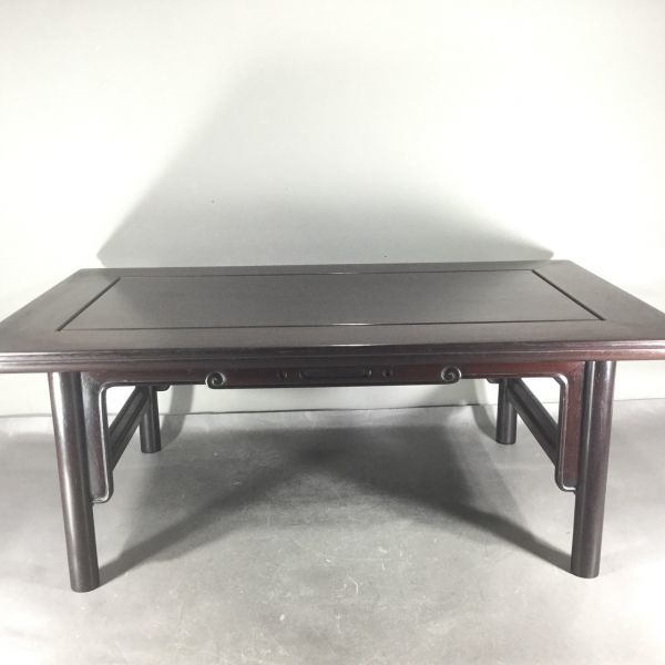 唐木 紫檀 花台 中国美術 飾台 香炉台 透彫刻 高卓 高54cm 盆栽