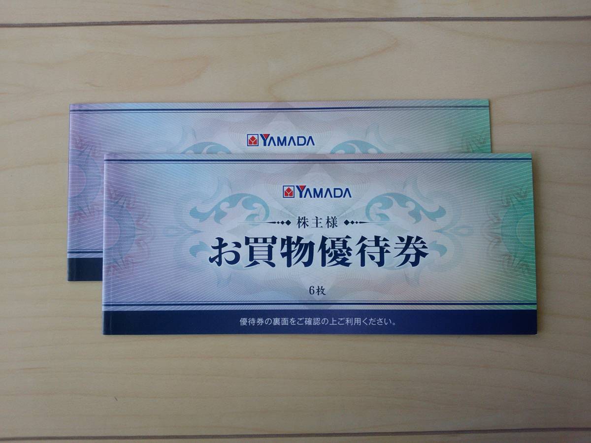 【送料無料】ヤマダ電機　株主優待券　6000円分(500円券×12枚) 　有効期限2018年12月末日