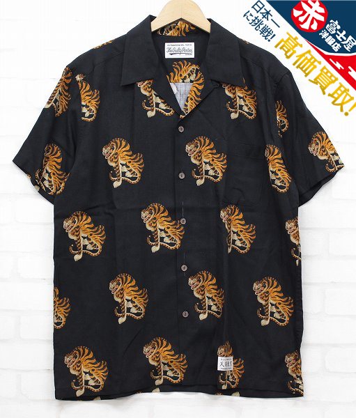 3T1117/ワコマリア TIGERS S/S HAWAIIAN SHIRT WACKOMARIA ハワイアン