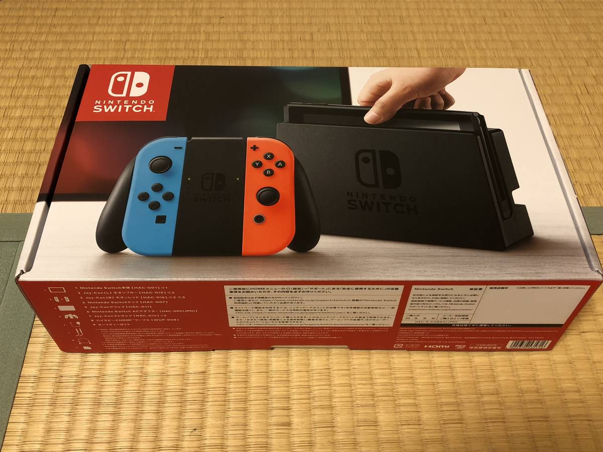 人気SALE，2025 Nintendo Switch 本体 ネオンブルー ネオンレッド 任天堂ニンテンドースイッチ(ニンテンドースイッチ本体)｜売買されたオークション情報、yahooの商品情報をアーカイブ公開 - オークファン ニンテンドースイッチ本体