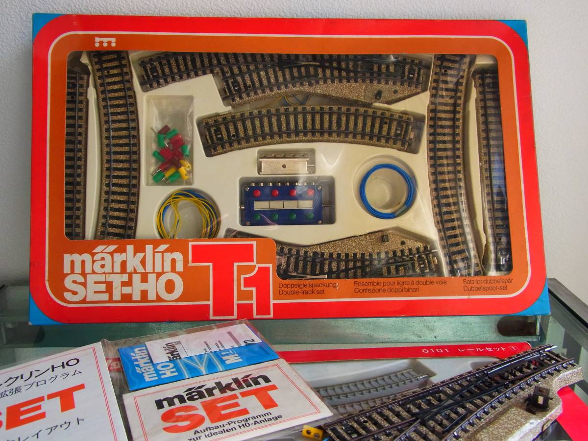 Marklin・メルクリン #5192 T1 拡張ポイントセットと#5203 電動ポイント(L)＋α サービス品のNゲージ・レールセット（完動・良品！） Marklin Set T1 ICE 0 marklin
