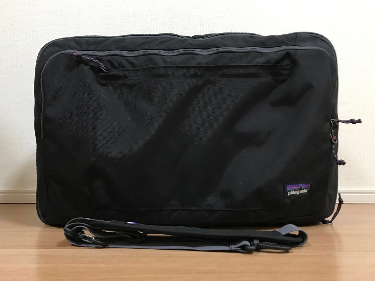 超美品 Patagonia パタゴニア Headway MLC 45L ヘッドウェイ バッグ ソフトスーツケース ブリーフケース 黒 48765