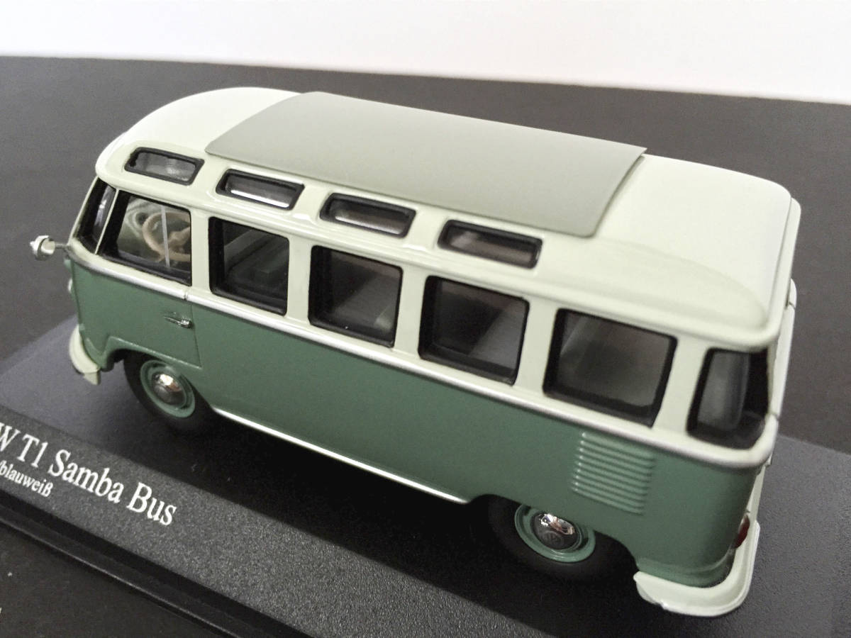 1/43■ Volkswagen T1 Samba Bus type 2　MInichamps PMA ワーゲン サンババス 