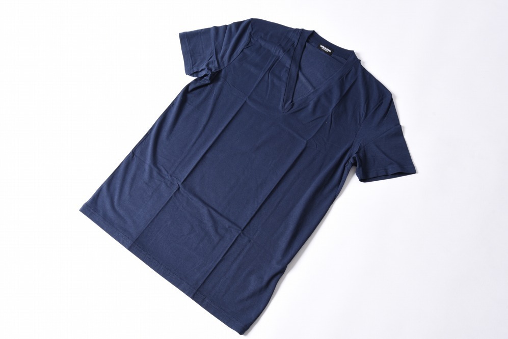 新品 DSQUARED2【M】半袖 Vネック Tシャツ UNDERWEAR ストレッチ モダール【メンズ】イタリア製 ディースクエアード 293116