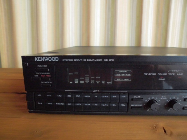 KENWOOD★ステレオ グラフィック イコライザー★GE-810 ケンウッド