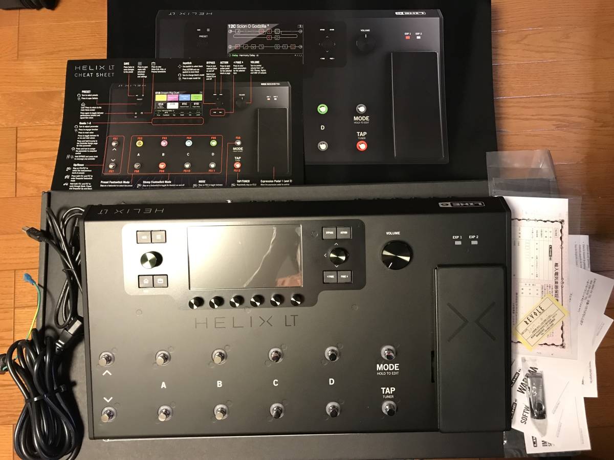 美品 Line6 Helix LT マルチエフェクター 専用バッグ（未使用）付