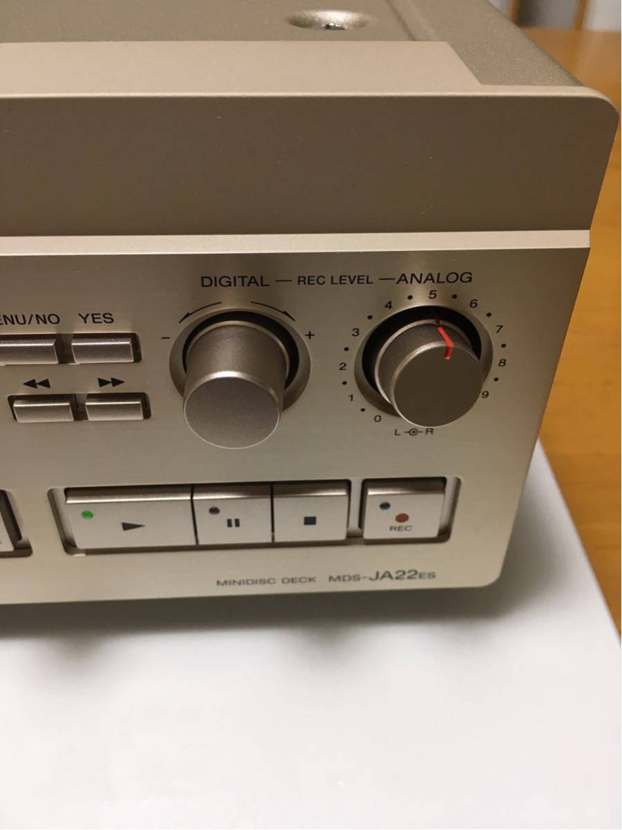 ソニー SONY ミニディスクデッキ MDS-JA22ES MD Yahoo!オークション