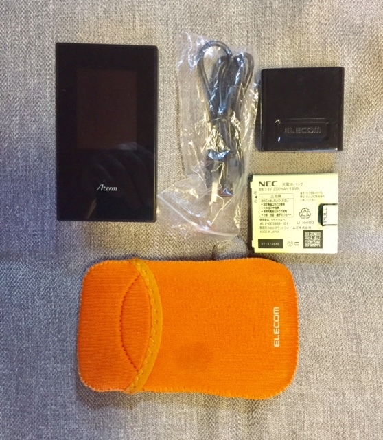 MR04LN Aterm 薄くて軽い！SIMフリーのモバイルルーター「Aterm MR04LN