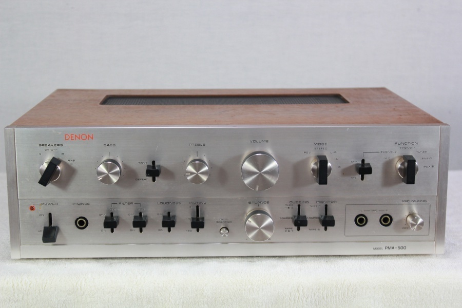 DENON デノン PMA-500 プリメインアンプ（ウッドケース入り・ジャンク）