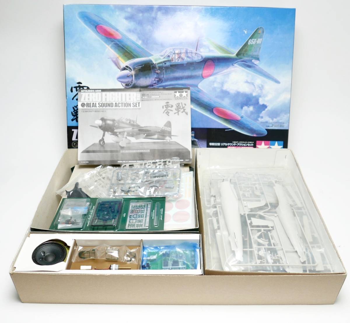 タミヤ 1/32 零戦52型リアルサウンド・アクションセット 完成品 田宮